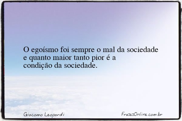 Frase de Giacomo Leopardi