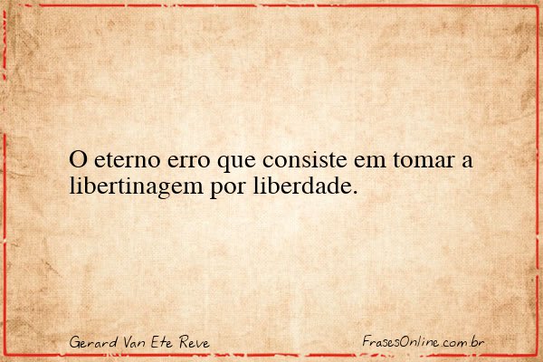 Frase de Gerard Van Ete Reve