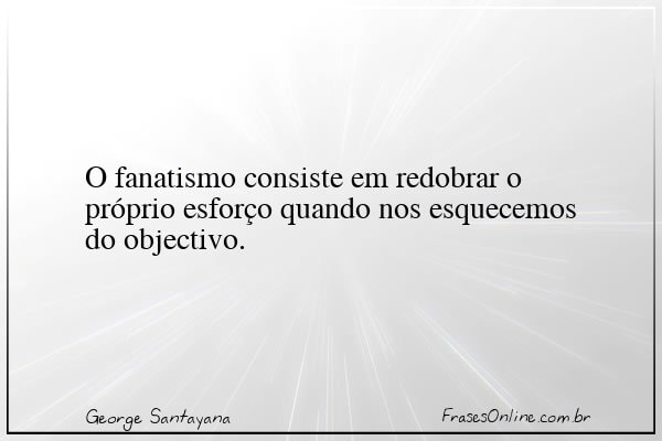 Frase de George Santayana