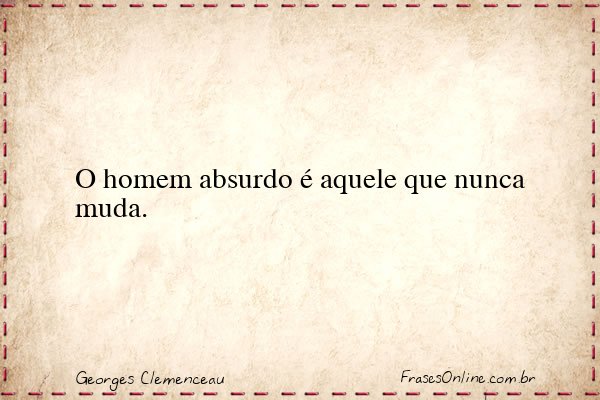 Frase de Georges Clemenceau
