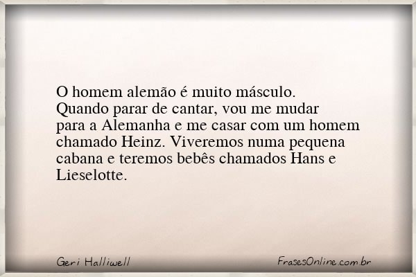 Frase de Geri Halliwell
