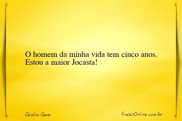 Frase de Giulia Gam