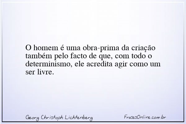 Frase de Georg Christoph Lichtenberg