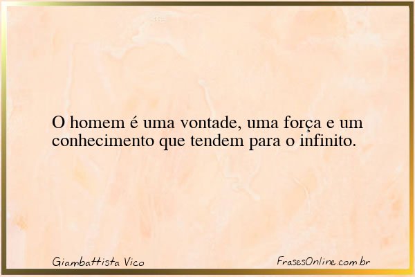 Frase de Giambattista Vico