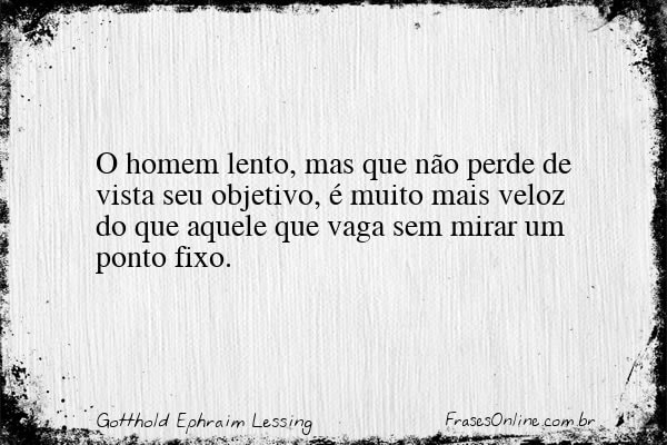 Frase de Gotthold Ephraim Lessing