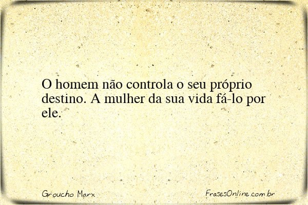 Frase de Groucho Marx