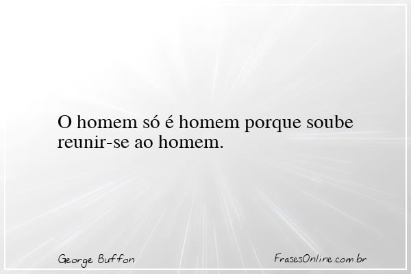 Frase de George Buffon
