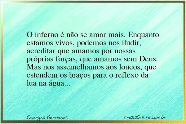 Frase de Georges Bernanos