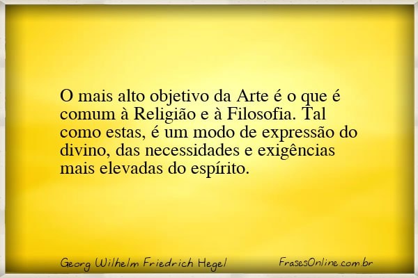 Frase de Georg Wilhelm Friedrich Hegel