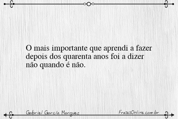 Frase de Gabriel García Marquez