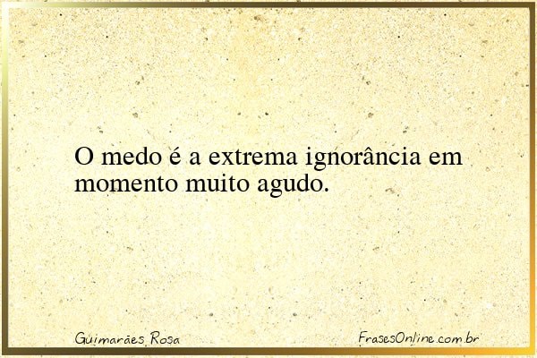 Frase de Guimarães Rosa