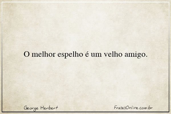 Frase de George Herbert