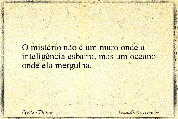 Frase de Gustav Thibon