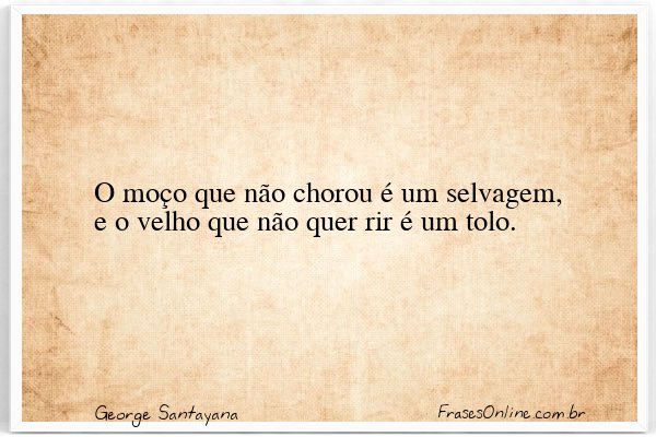 Frase de George Santayana