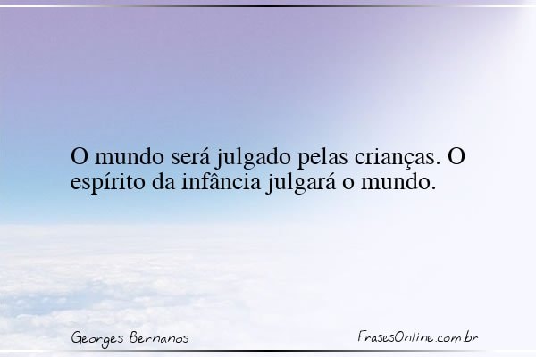 Frase de Georges Bernanos