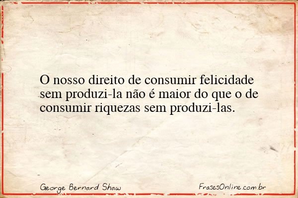 Frase de George Bernard Shaw