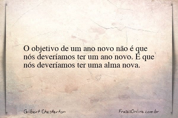 Frase de Gilbert Chesterton