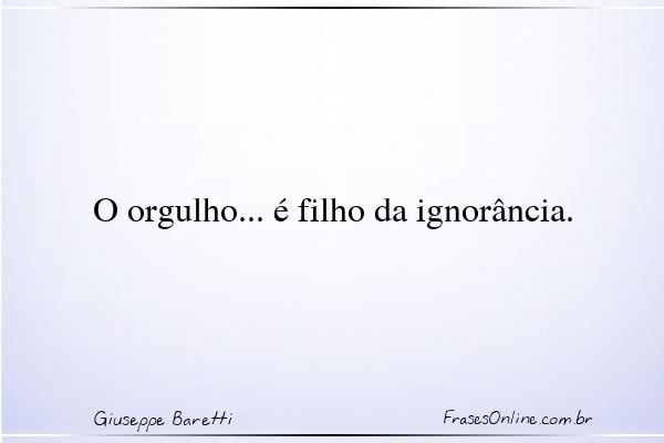 Frase de Giuseppe Baretti