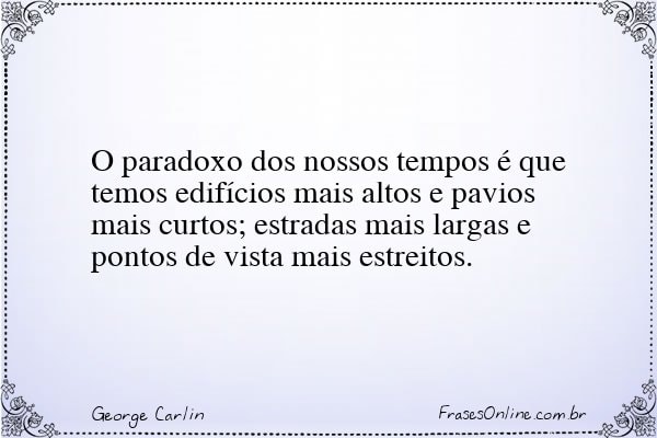 Frase de George Carlin