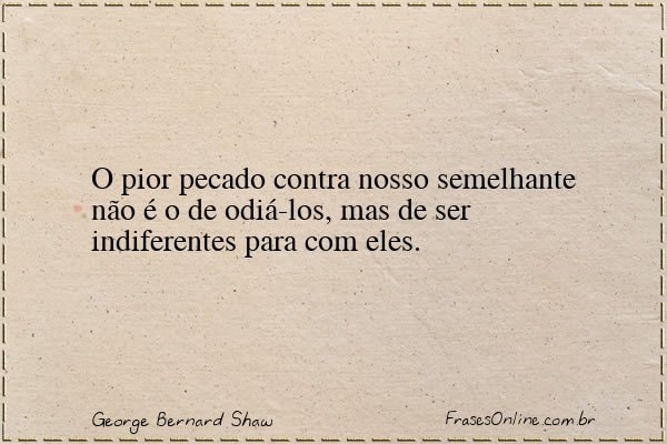 Frase de George Bernard Shaw