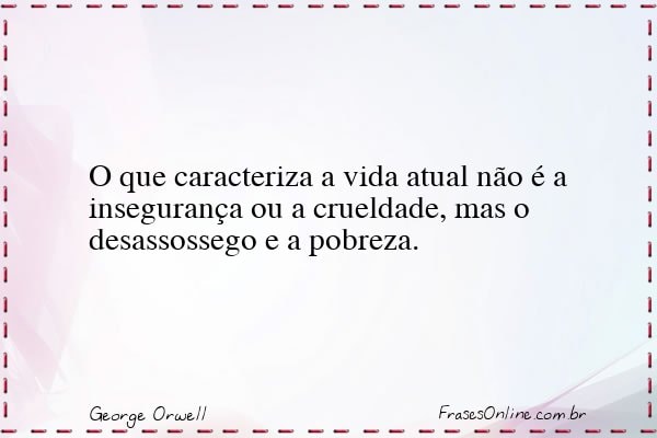 Frase de George Orwell