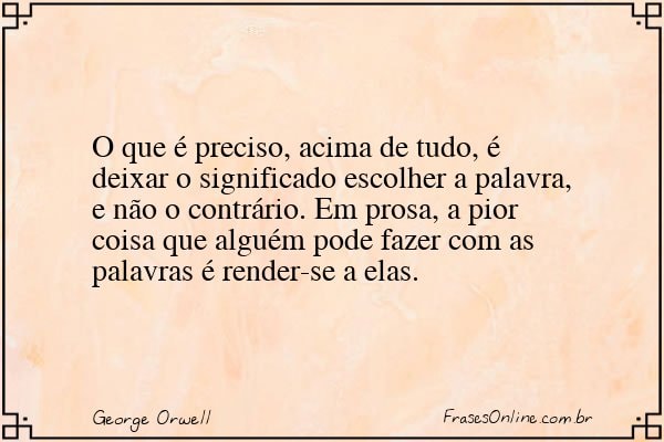 Frase de George Orwell