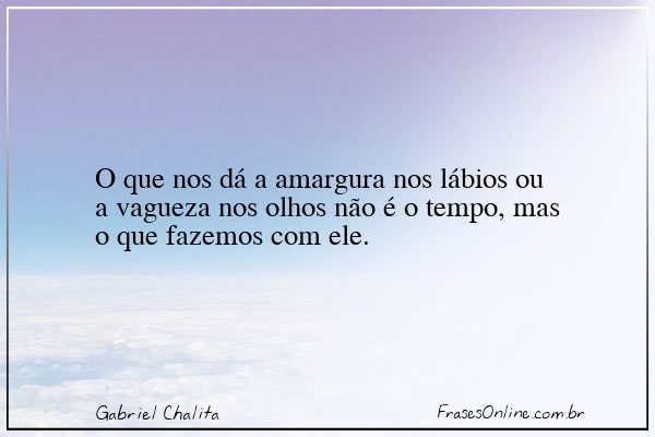 Frase de Gabriel Chalita