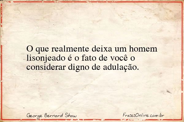 Frase de George Bernard Shaw