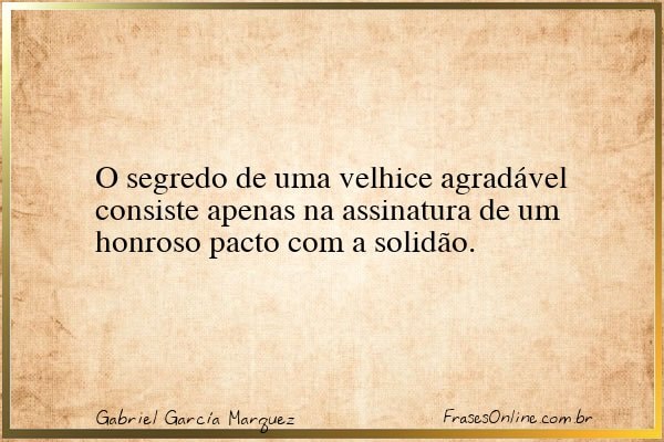 Frase de Gabriel García Marquez