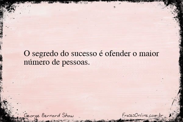 Frase de George Bernard Shaw