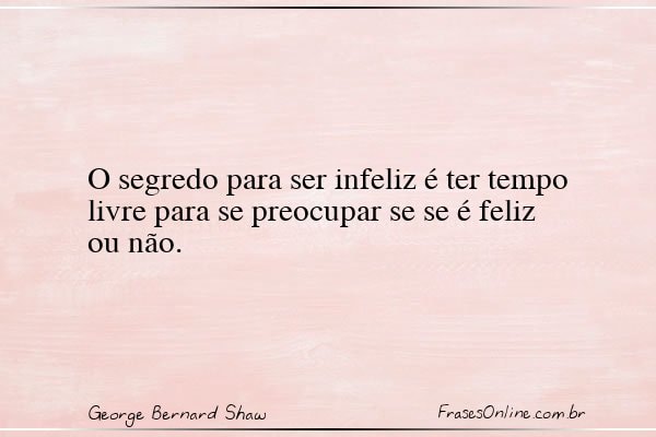 Frase de George Bernard Shaw
