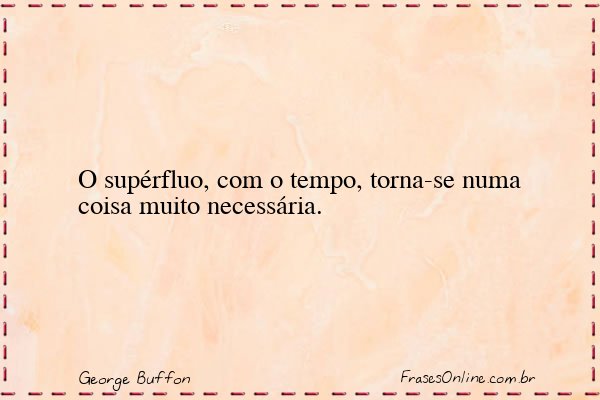 Frase de George Buffon