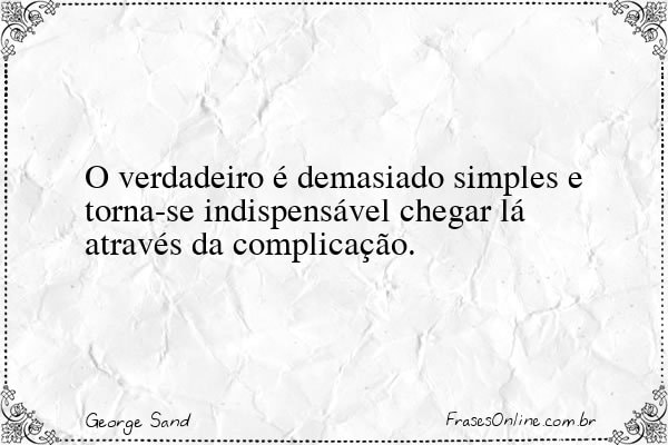Frase de George Sand