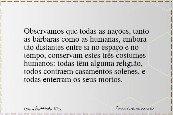 Frase de Giambattista Vico