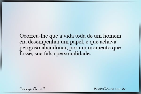 Frase de George Orwell