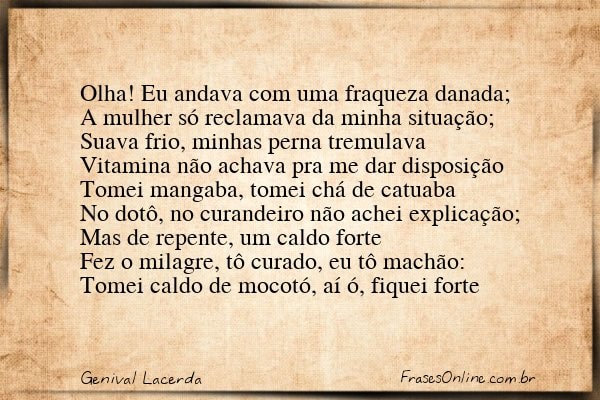 Frase de Genival Lacerda