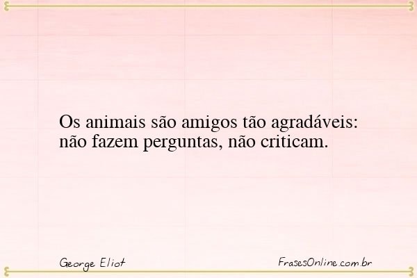 Frase de George Eliot