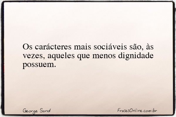 Frase de George Sand