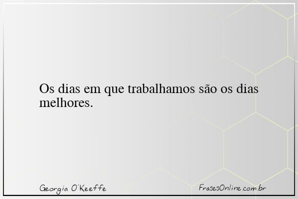 Frase de Georgia O'Keeffe