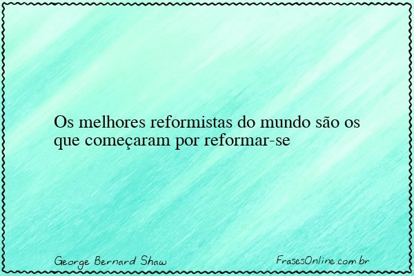 Frase de George Bernard Shaw