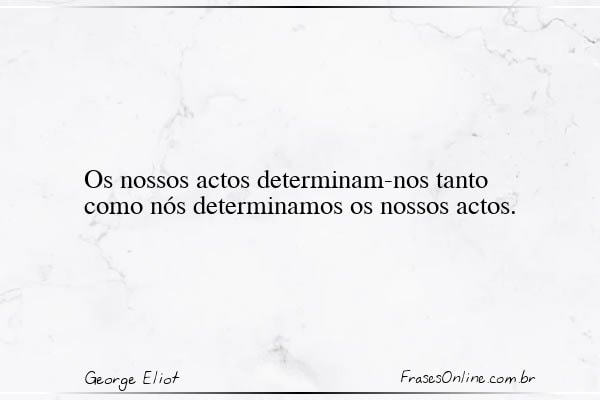 Frase de George Eliot