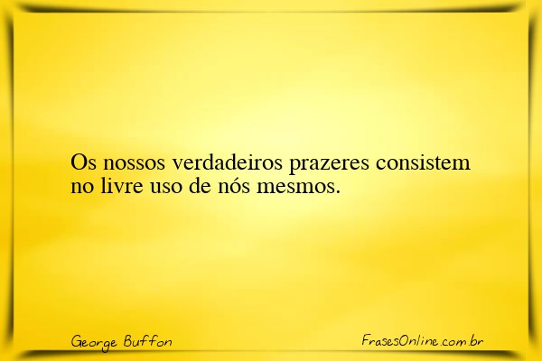 Frase de George Buffon