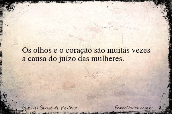 Frase de Gabriel Sénac de Meilhan