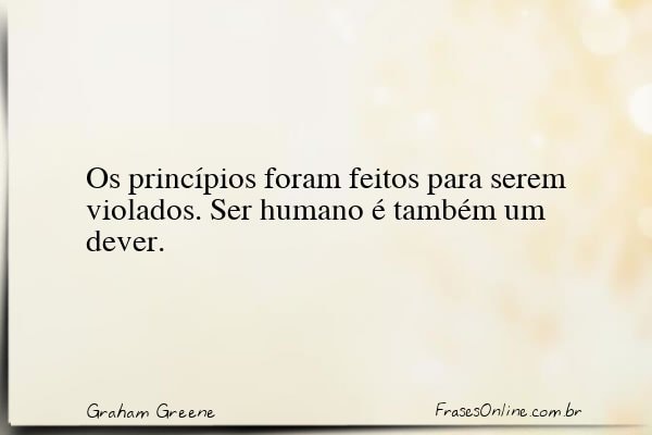 Frase de Graham Greene