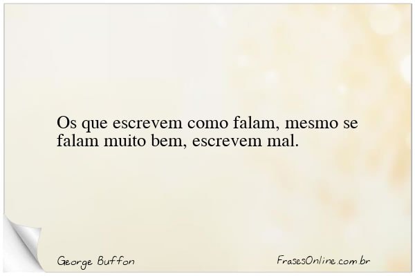 Frase de George Buffon