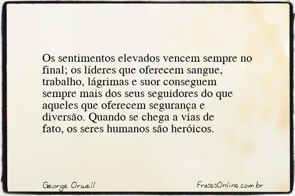 Frase de George Orwell