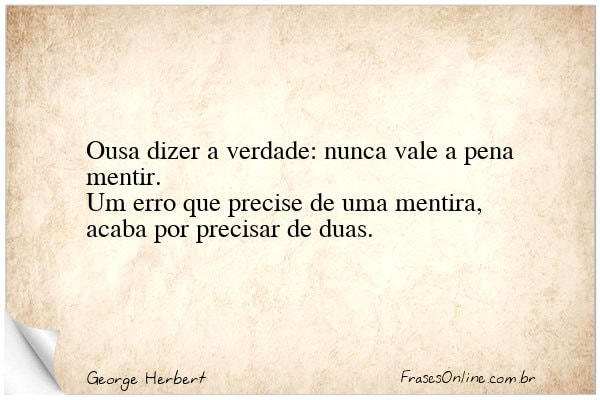 Frase de George Herbert