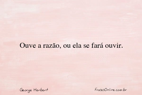 Frase de George Herbert