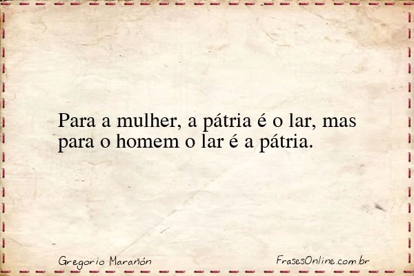 Frase de Gregorio Marañón