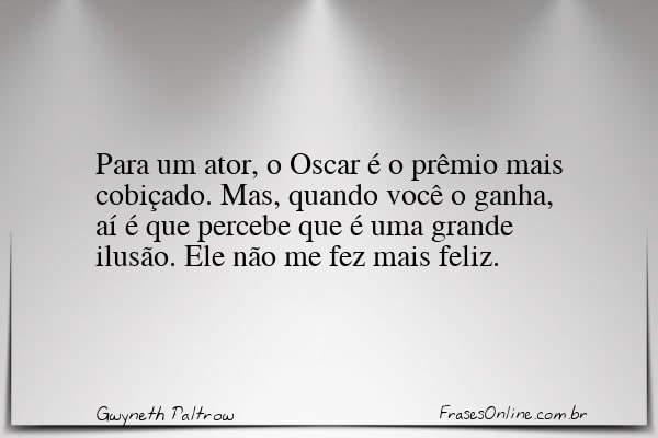 Frase de Gwyneth Paltrow